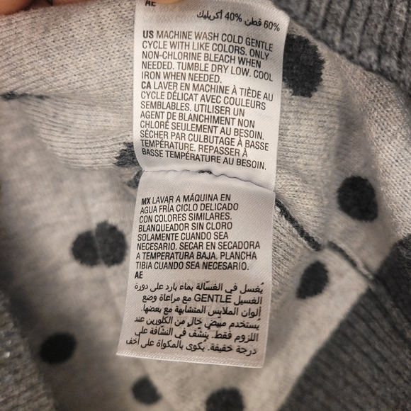 Charter Club Women's Polka-dot pullover Size XS - Picture 8 of 10